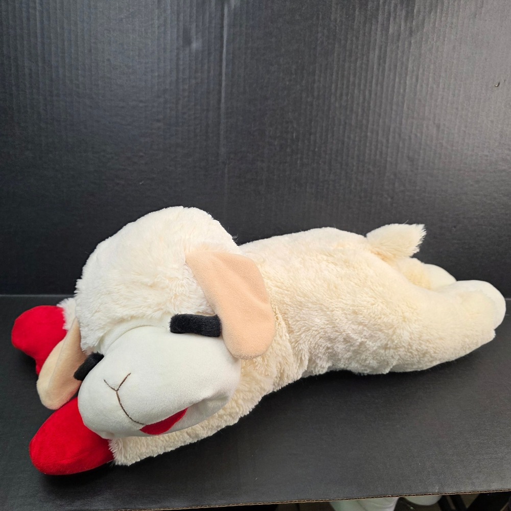 Lamb Chop Plush Stuffed Animal Large 24" Jumbo Squeaker Floppy Dog Toy